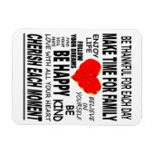 Magnet Flexible Mots Inspirants À Vivre Par (Horizontal)