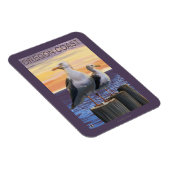 Magnet Flexible Mouettes de la mer de l'Oregon (Côté Droit)