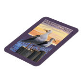 Magnet Flexible Mouettes de la mer de l'Oregon (Côté Gauche)