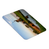 Magnet Flexible Moulin à vent en Hollande rurale Aimant rectangula (Côté Droit)