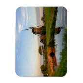 Magnet Flexible Moulin à vent en Hollande rurale Aimant rectangula (Vertical)