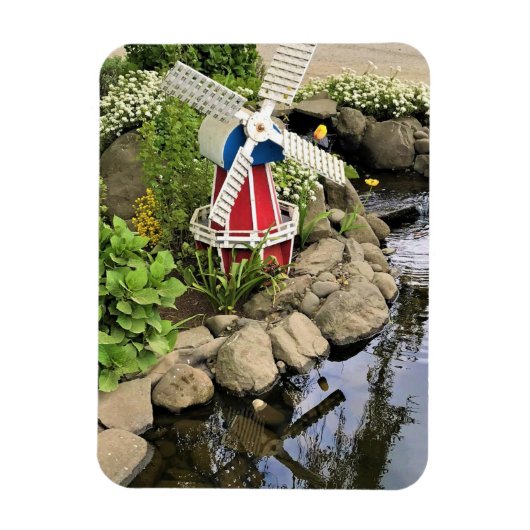Magnet Flexible Moulin à vent Jardin Décor (Vertical)