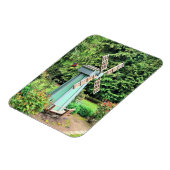 Magnet Flexible Moulin à vin vert Jardin Décor (Côté Gauche)