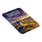 Magnet Flexible Moulins à vent de Campo de Criptana Espagne (Côté Droit)