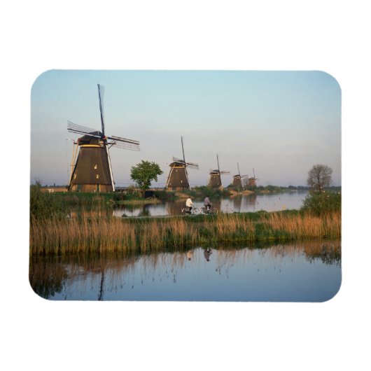 Magnet Flexible Moulins à vent, Kinderdijk, Pays-Bas (Horizontal)