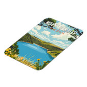 Magnet Flexible Mount Gambier Australia Travel Art Vintage (Côté Gauche)