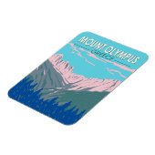 Magnet Flexible Mount Olympus Grèce Travel Art Vintage (Côté Gauche)