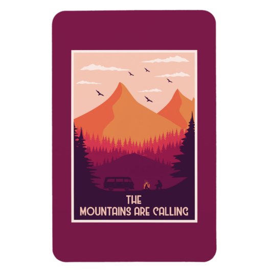 Magnet Flexible Mountain Lover (Vertical)