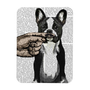 Magnet Flexible Moustache de bouledogue français et de doigt