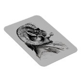 Magnet Flexible Mouton Bighorn En Costume (Côté Droit)
