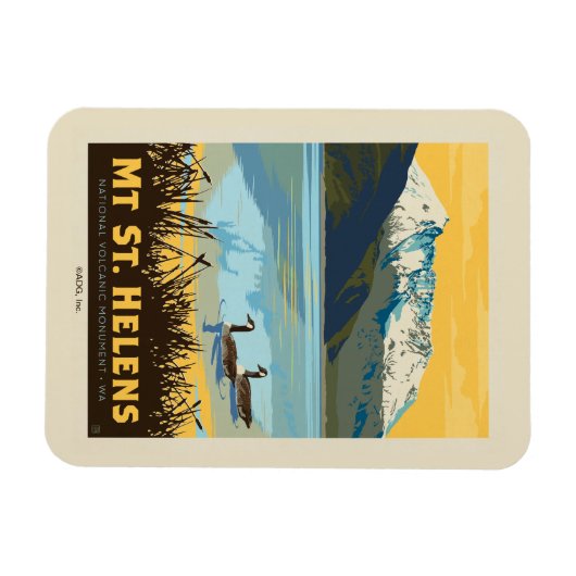 Magnet Flexible Mt St. Helens | Washington (Horizontal)