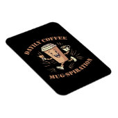 Magnet Flexible Mugspiration de café quotidienne (Côté Droit)