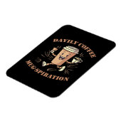 Magnet Flexible Mugspiration de café quotidienne (Côté Gauche)