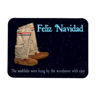 Magnet Flexible Mukluks de Noël
