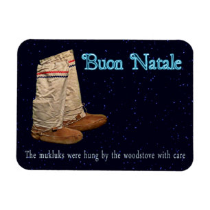 Magnet Flexible Mukluks de Noël