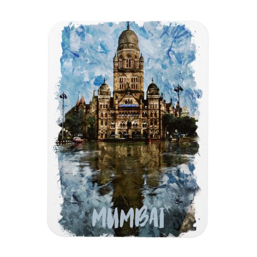 Magnet Flexible Mumbai India City View (Vertical)