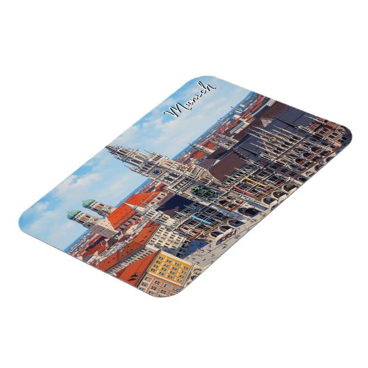 Magnet Flexible Munich Marienplatz Germany (Côté Gauche)