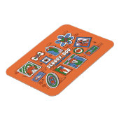Magnet Flexible Mur de cadres photo d'Halloween de Scooby-Doo (Côté Gauche)
