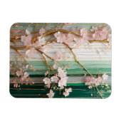 Magnet Flexible Mur de Cerisiers en Fleurs  (Horizontal)