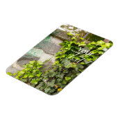 Magnet Flexible Mur en pierre avec vignes - Personnalisable Flexib (Côté Gauche)