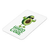 Magnet Flexible Musculaire Hardcore Avocado drôle (Côté Gauche)