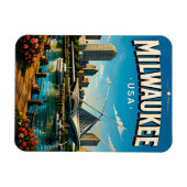 Magnet Flexible Musée de Milwaukee Lakefront (Horizontal)