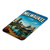 Magnet Flexible Musée de Milwaukee Lakefront (Côté Gauche)