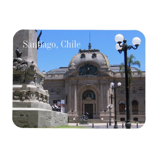 Magnet Flexible Musée national des Beaux-Arts, Santiago, Chili (Horizontal)