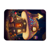 Magnet Flexible Mushroom House Imaginaire Art (Horizontal)