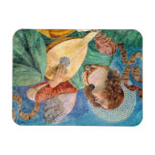 Magnet Flexible Musical angel playing guitar (Horizontal)