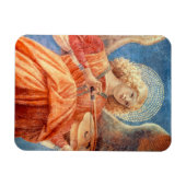 Magnet Flexible Musical angel playing the violin fresco (Horizontal)