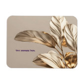 Magnet Flexible Musique à feuilles d'or (Horizontal)