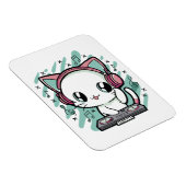 Magnet Flexible musique de chat (Côté Droit)