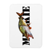 Magnet Flexible Muskie (Vertical)
