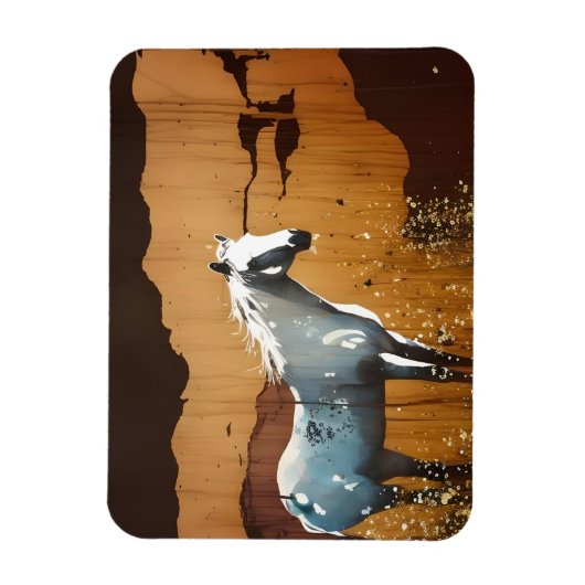 Magnet Flexible Mustang (Vertical)