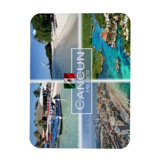 Magnet Flexible MX Mexico - Cancun - (Vertical)