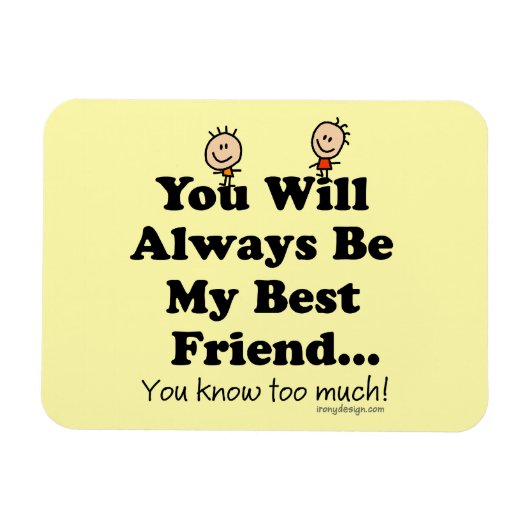 Magnet Flexible My Best Friend (Horizontal)