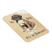 Magnet Flexible My Cane Corso Ate mangé mes devoirs (Côté Droit)