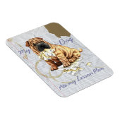 Magnet Flexible My Chinese Shar-Pei Mange Mon Plan De Leçon (Côté Droit)