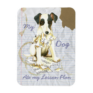 Magnet Flexible My Smooth Fox Terrier Ate Mon plan de leçon