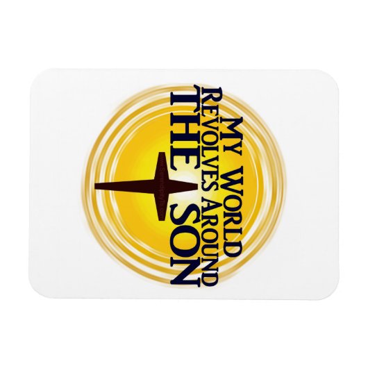 Magnet Flexible My World Revolves (Horizontal)