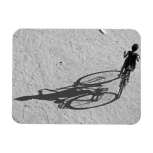 Magnet Flexible Myamar, Bagan, Jeune garçon faisant du vélo énorme