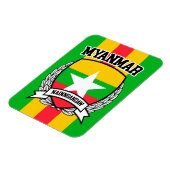 Magnet Flexible Myanmar (Côté Gauche)