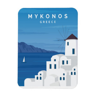 Magnet Flexible Mykonos Grèce
