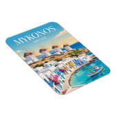 Magnet Flexible Mykonos Town Grèce (Côté Droit)