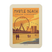 Magnet Flexible Myrtle Beach | Caroline du Sud (Vertical)