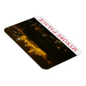 Magnet Flexible Mysore Palace à la nuit frigo aimant (Côté Droit)