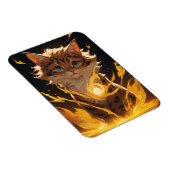 Magnet Flexible Mystic Tiger Chat Feu familier (Côté Droit)