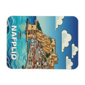 Magnet Flexible Nafplio Grèce Voyage (Horizontal)