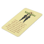 Magnet Flexible Namaste & Astra Feminine Word Art (Côté Gauche)